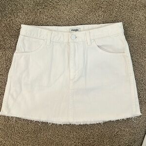 Wrangler Retro Mini White Skirt Size XS